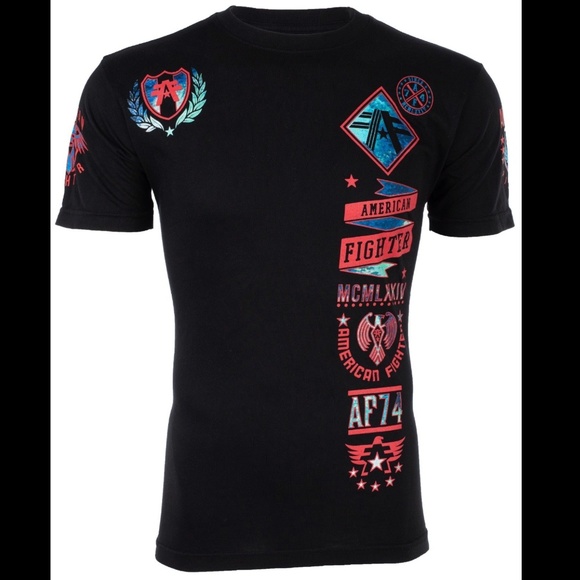 New! MEN'S AMERICAN FIGHTER SHIRT SIZE S-3XL - Picture 2 of 2